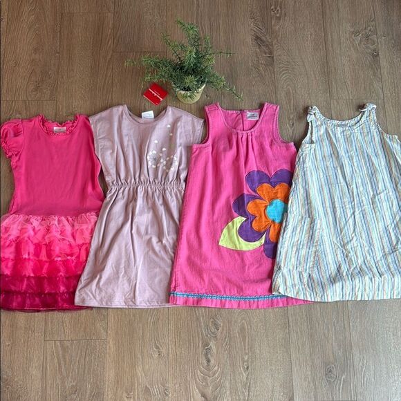 Hanna Andersson Other - ((4 PIECE)) HANNA ANDERSSON SIZE 8 DRESS BUNDLE 100% COTTON (ONE NWT!)